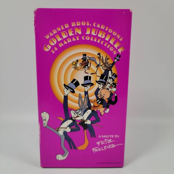 Warner Bros Cartoons Golden Jubilee Salute to Friz Freleng Looney Tunes VHS Tape - Picture 2 of 6